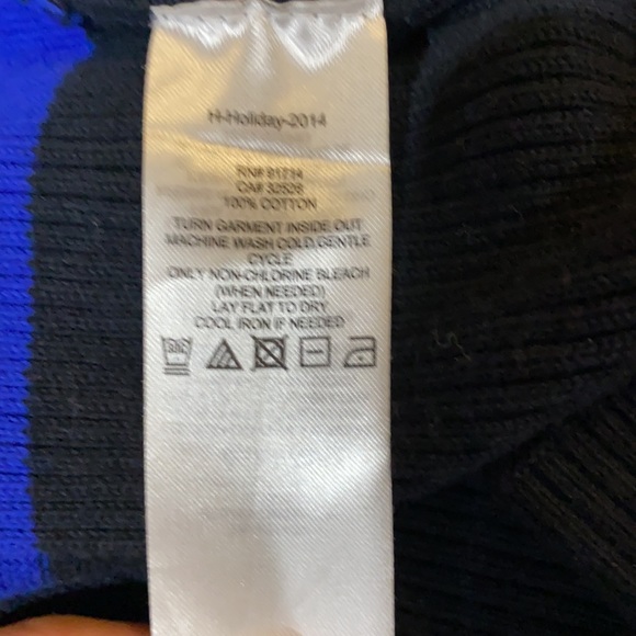 ✨On Hold✨A | X  Armani Exchange Blue & Black Hoodie Cardigan✨ - Picture 12 of 12